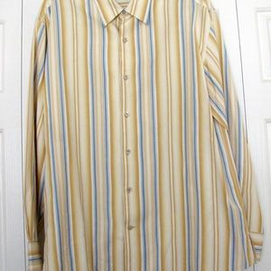 Men's Tommy Bahama shirt xl silk long sleeve